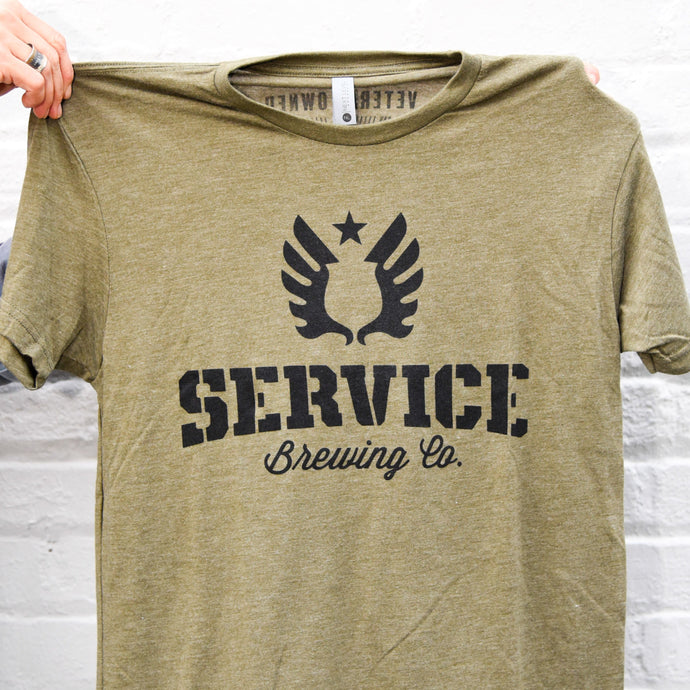 Service Brewing Green T-Shirt (Unisex)