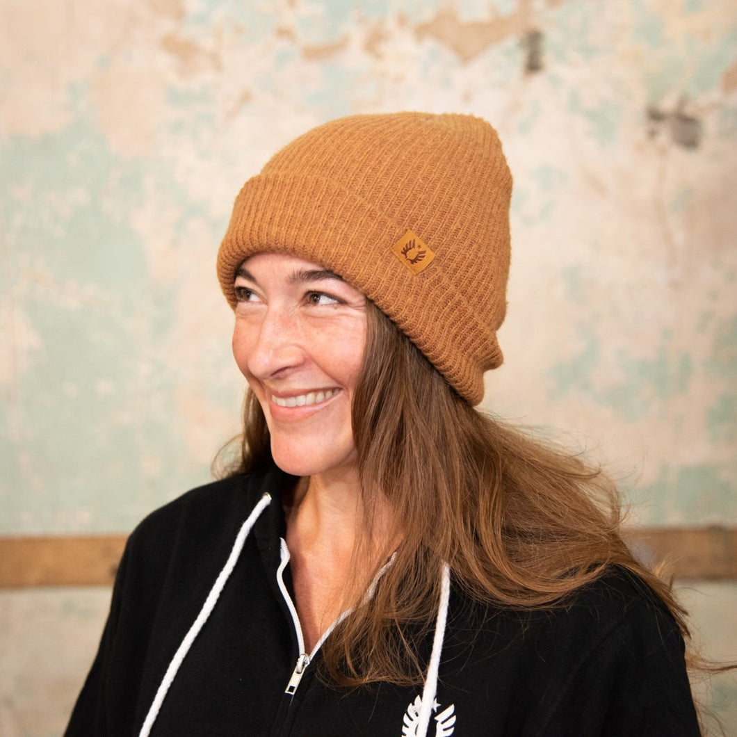 Service Brewing Beanies (Tan & Black)